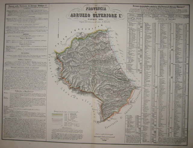 Marzolla Benedetto Provincia di Abruzzo ulteriore 1Â° 1854 Napoli